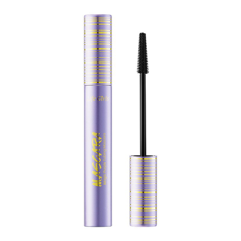 Magic Purple Tubing Mascara, máscara de tubo rojo púrpura, máscara de belleza transfronteriza, maquillaje de belleza de Romeo