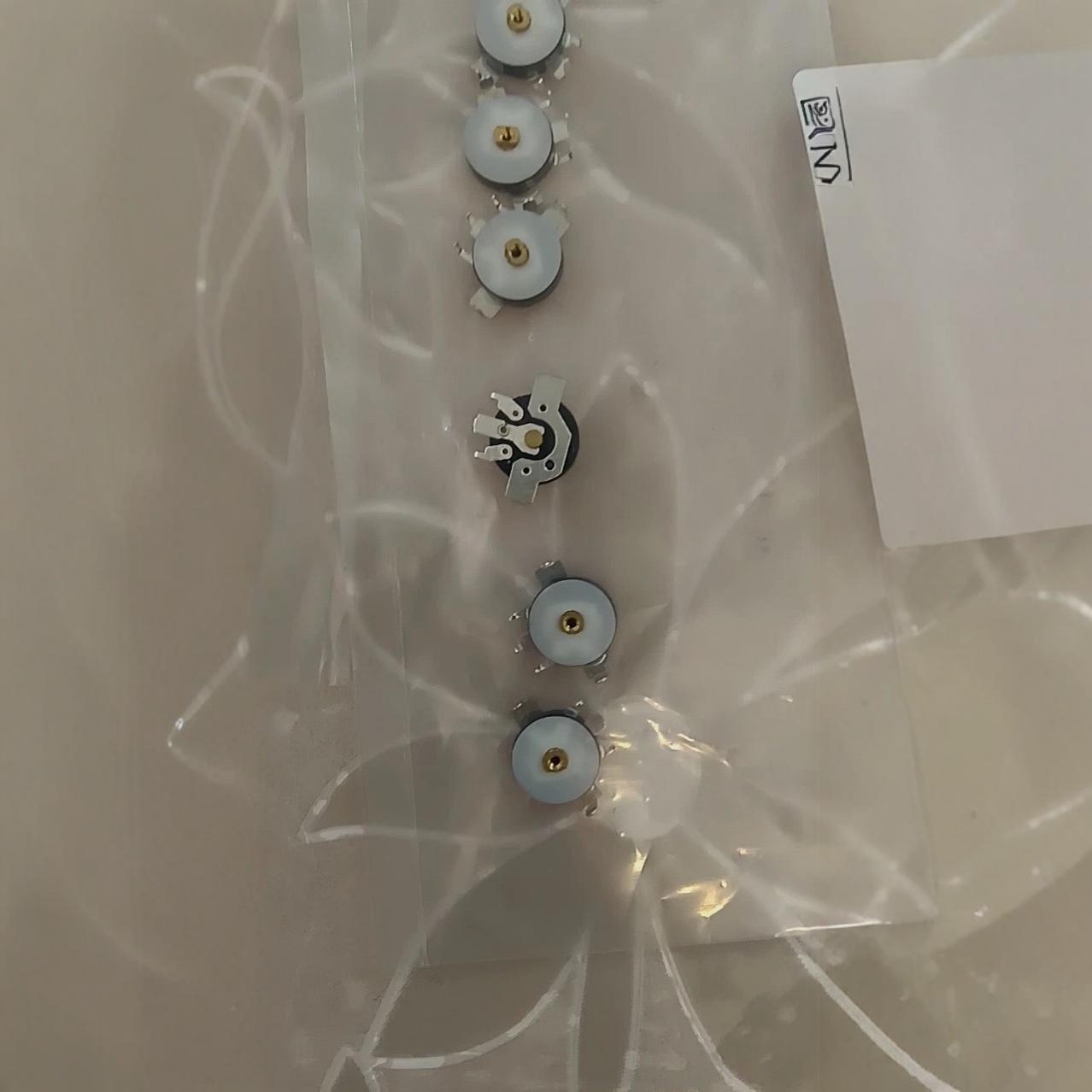 可调电位器RV12PN2-B1K-1.2反弯短脚直径12MM无开关弯脚调音调温