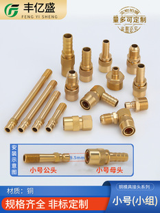 Mold quick nozzle PT1/4 pt1/8 small size 9.5mm group N6 mold temperature machine open M12m10 joint