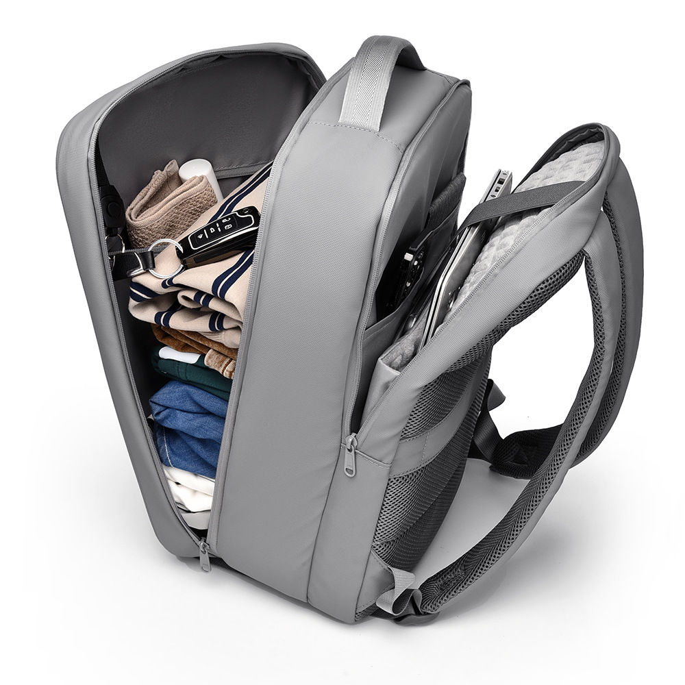 Men's Business Laptop Backpack With Hard Shell And Airbag Protection_voghion.com