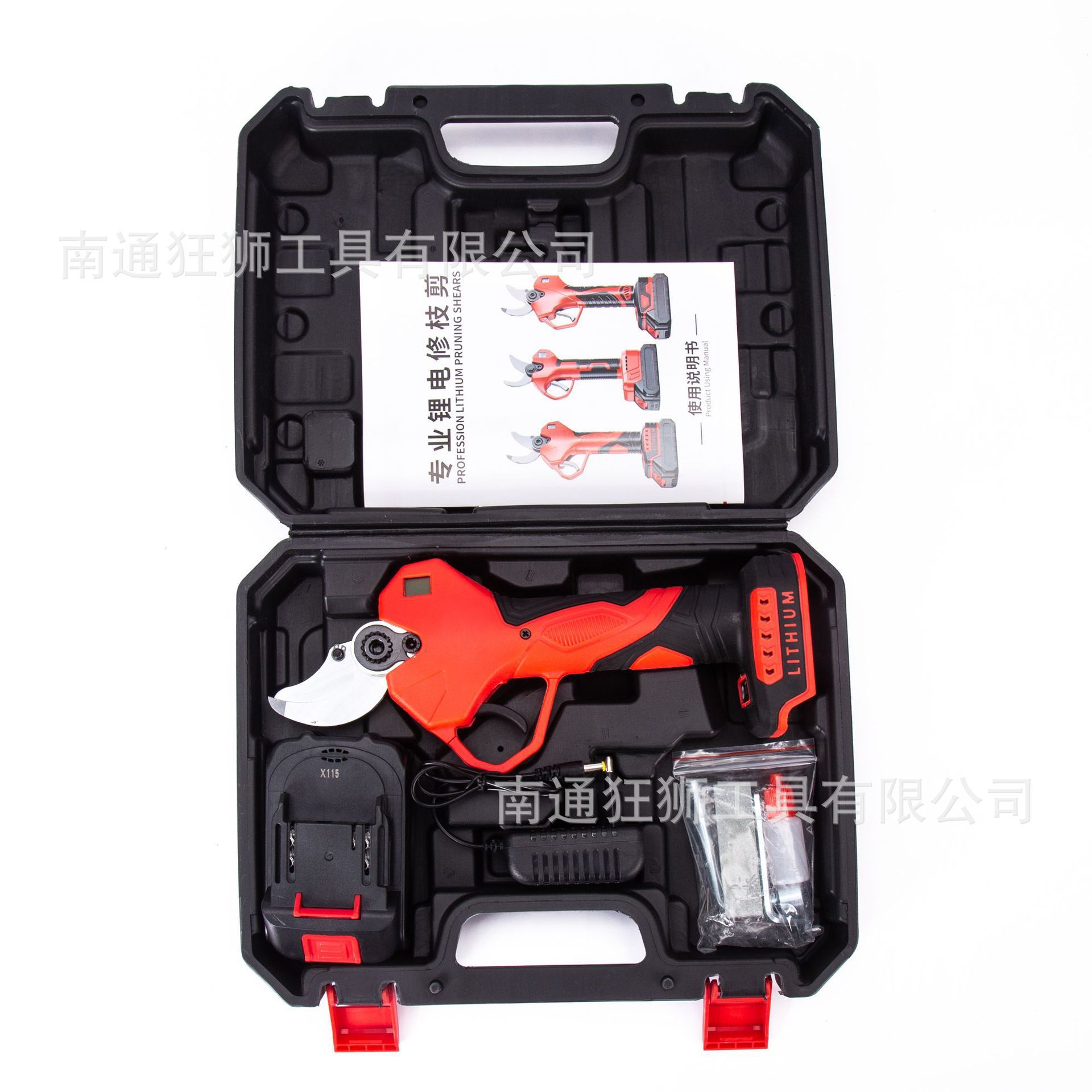 Nuevas tijeras de podar recargables de jardinería tijeras de podar eléctricas de jardín tijeras eléctricas de litio de mano