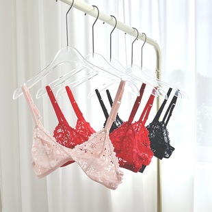 Scandinavian Story Other French Intimates Pure Desire Ultra-Thin Lace Triangle Cup Small Breasts Sexy Wire-Free Bra