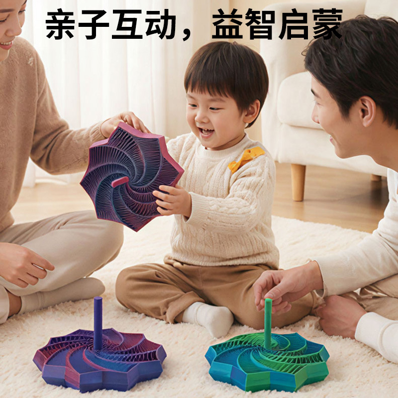 Juguete Descompresivo de Impresión 3D PLA Plegable para Día del Niño