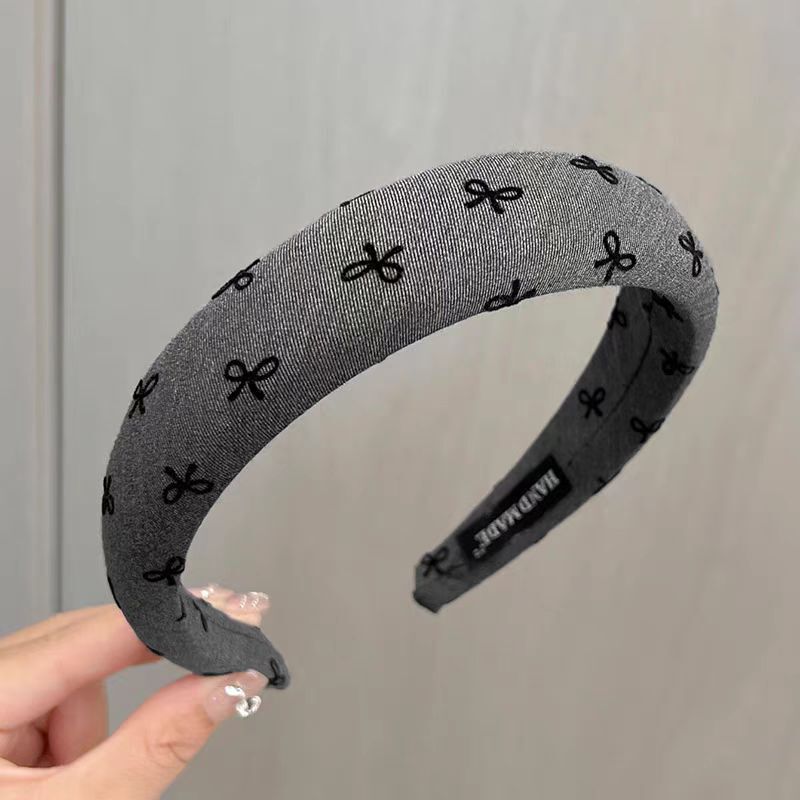 气质波点爱心发箍女新款发卡高颅顶压发头箍洗脸防滑发捆头饰|undefined