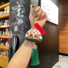 端午节卡通创意可爱粽子钥匙扣汽车钥匙挂件包挂饰小礼品现货批发