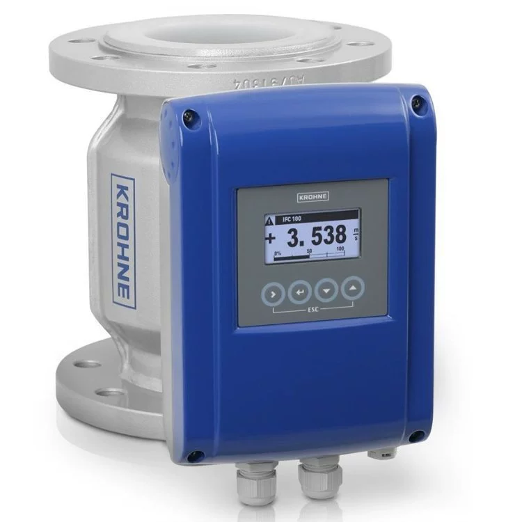 KROHNE Кельн Тетрафтороблицовка электромагнитный расходомер OPTIFLUX4100C спот (2)