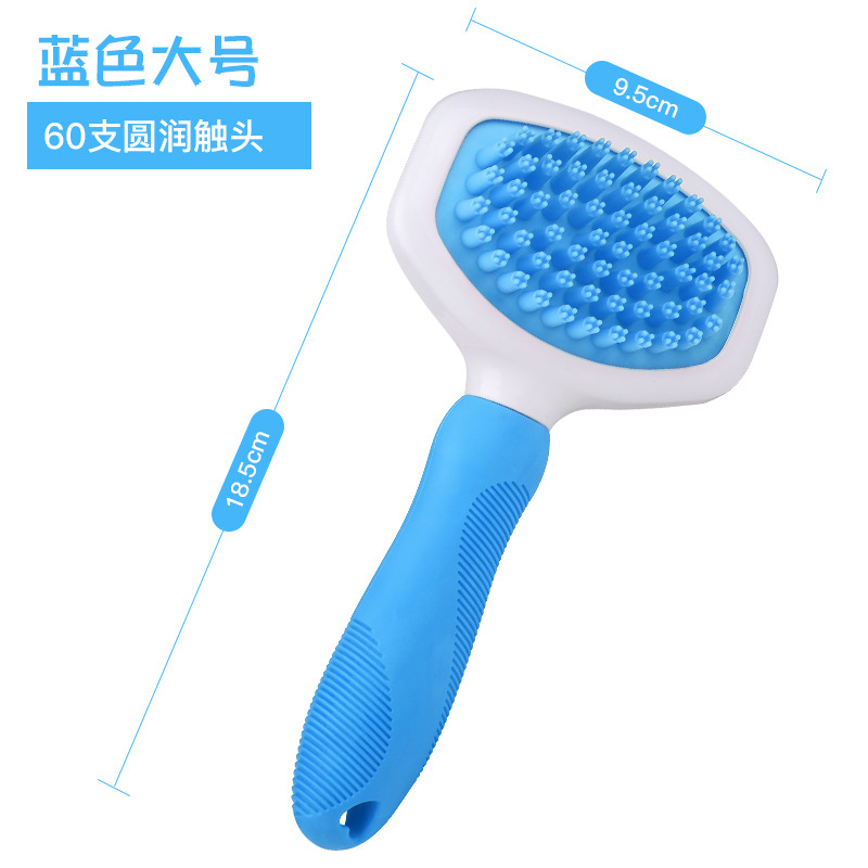 마사지 빗 [하늘색] 대형