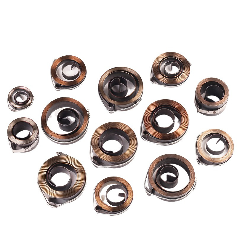 漳州工厂可定制各种规格电机启动碳钢涡卷弹簧来图加工