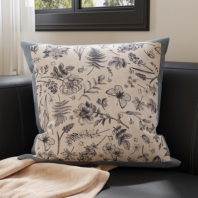 家庭用のシンプルなソファの抱き枕カバーは芯を含まないです。