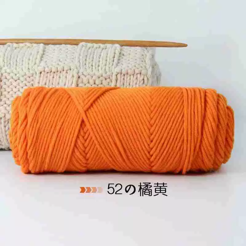 8-проволочная пряжа Lover Cotton, толстая расширенная волокнистость, моток 100 г, крупный вязальный размер 3–7 мм, 5 шт.