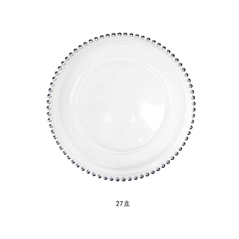 27CM [실버] 비드 플레이트