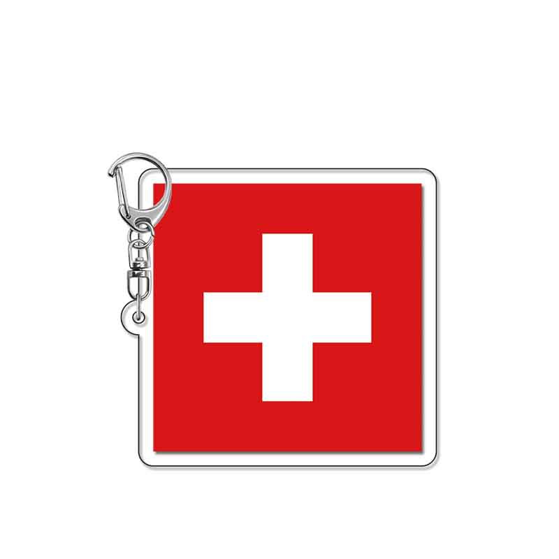 Llavero Conmemorativo de Acrílico de Acrílico Decorativo para Fanáticos del Fútbol y Recuerdos de Viaje
