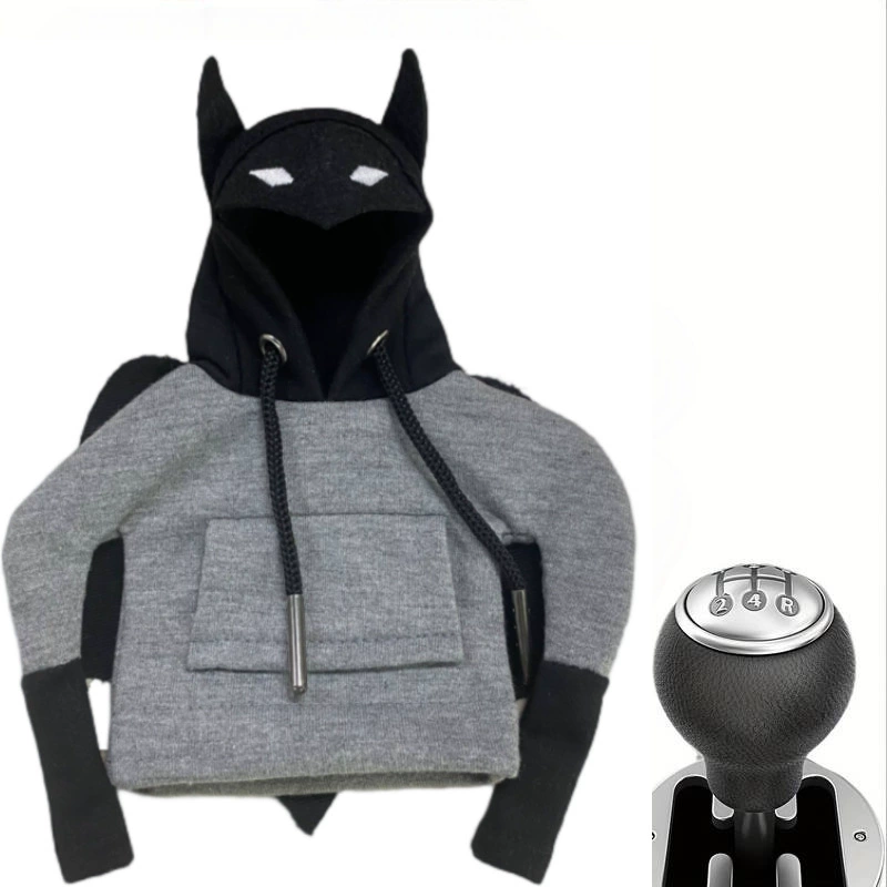 Трансграничный новый Shifter knob hoodie cover Автозапчасти Бэтмен рычаг переключения передач рубашка
