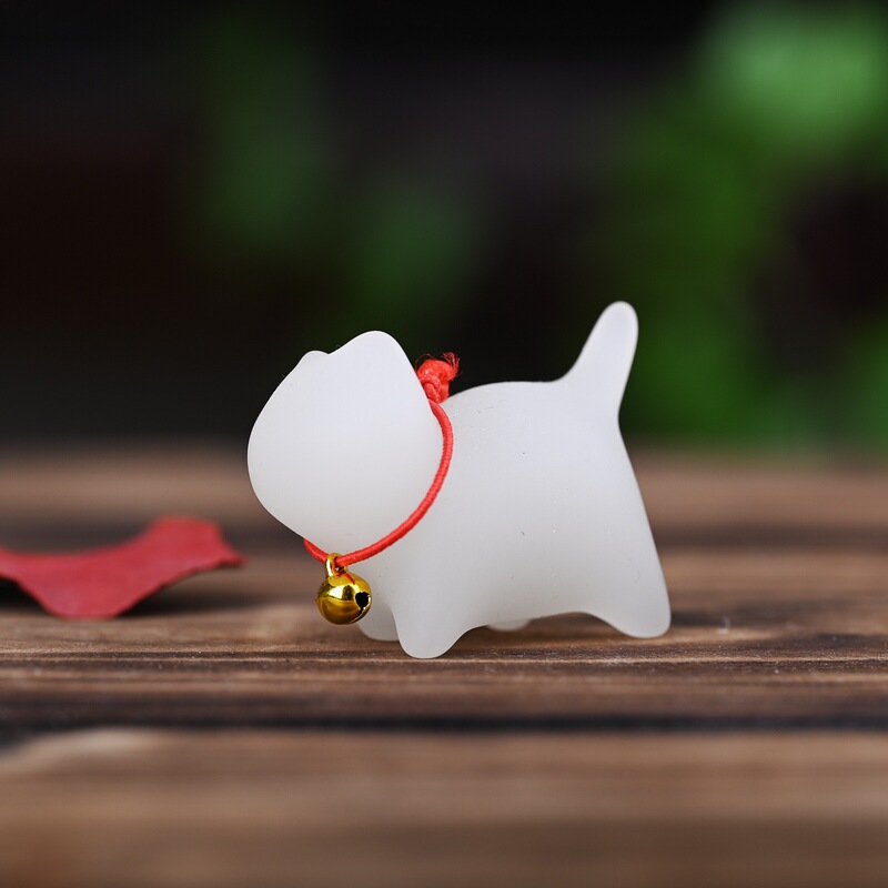虹の木の彫刻のかわいい猫の手の件の虹の首をかしげる子猫のミニのデスクトップの置物の工芸品の家庭のアイデア|undefined