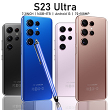 S23 Ultra跨境爆款1+16G 7.3英寸大屏一体机安卓外贸新款智能手机