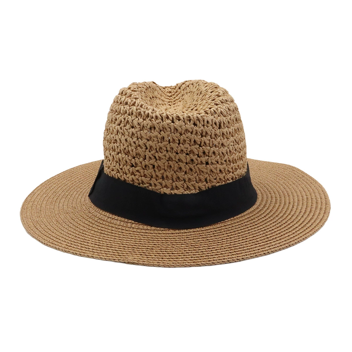 AliExpress Amazon Outdoor Весна и лето, новые мужские и женские пляжные шляпы с большим козырьком, соломенная шляпа CMDJS457