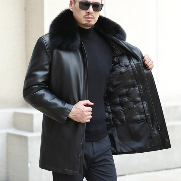 Winter trench coat for boys