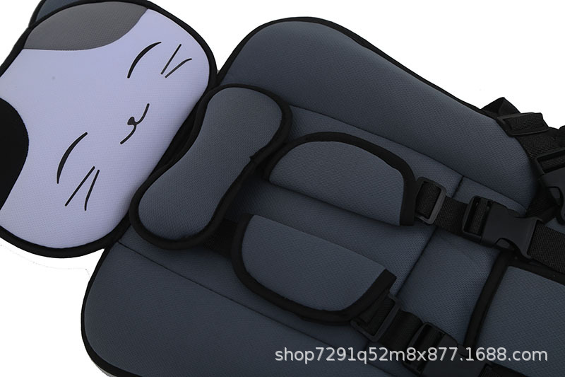 Mini Cat Model Non-Computer Electric Tricycle Seat Cushion Stroller Stroller Thickeneded Sponge Cushion Straps