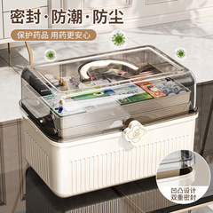 薬箱家庭用大型薬収納ケース家庭用大容量薬薬箱医療救急分類薬箱