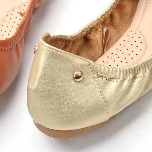 European and American Style Egg Roll Shoes Solid Color Thickened Soft Sole Women's Shoes Spring Sheep Pattern Flat Bottom Shallow Mouth Curved Shoes Boat Shoes