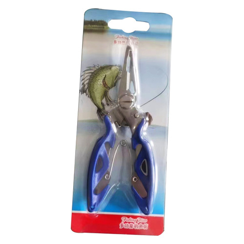 Multifunctional Fishing Pliers, Stainless Steel Straight Mouth, Dacron Line Cutter, Hook Retriever, Lure Fishing Shears, Fish Control Tool