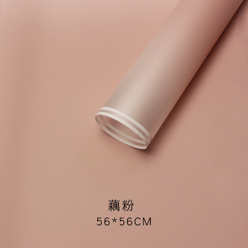 Comercio exterior explosivo embalaje de flores de dos colores borde gradiente Milán doble línea de papel de flores regalos floral tienda