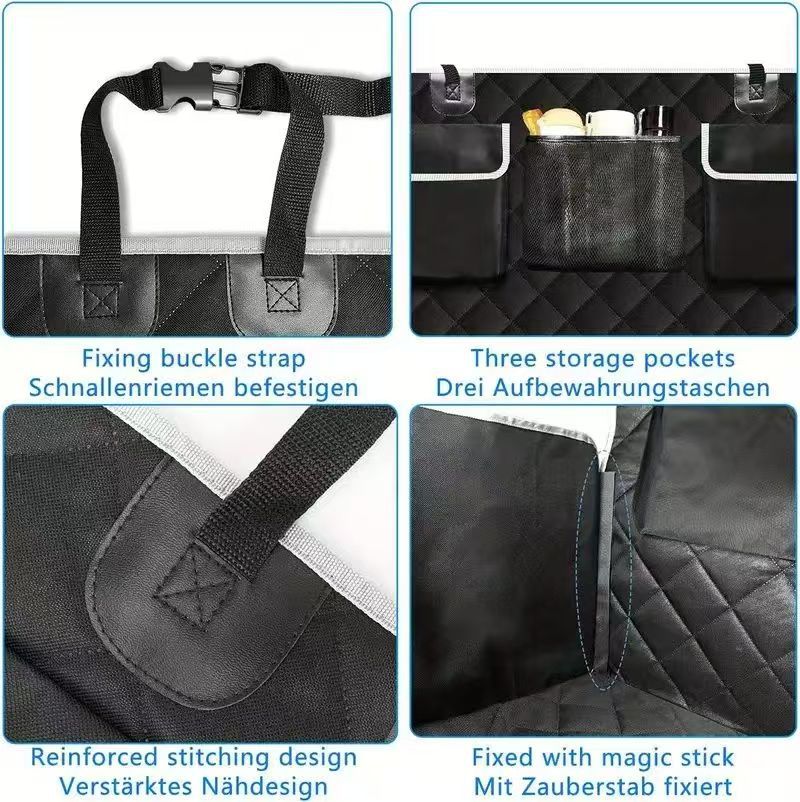 Car Trunk Pet Mat, Thickened Waterproof Car Pet Bed, Anti-Dirt Car Mat for Large and Medium-Sized Dogs