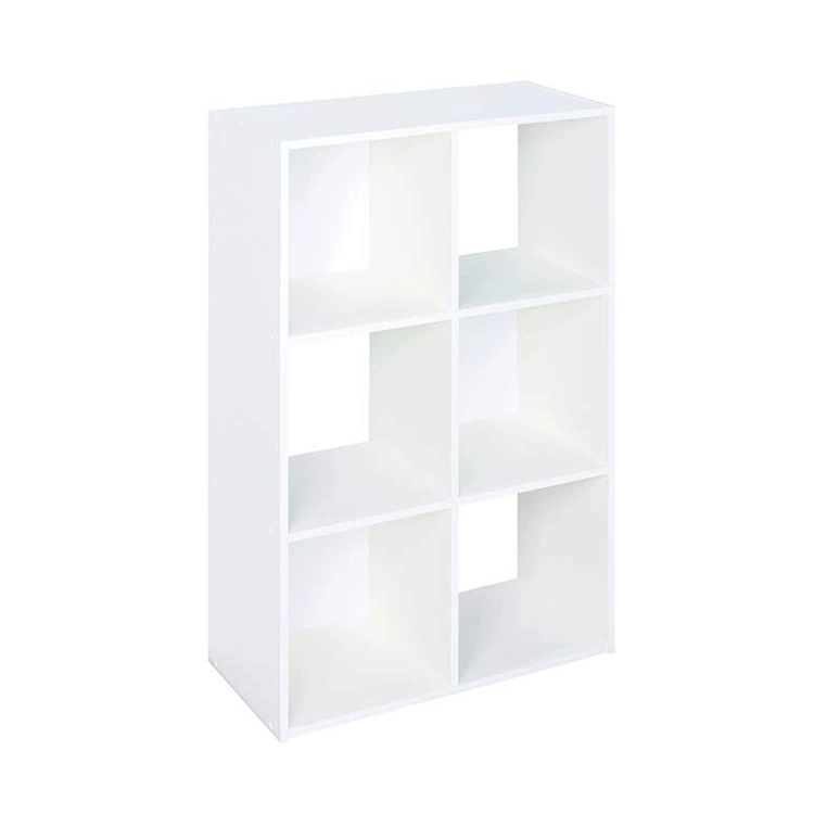 6 cube solid wood storage racks in stacking multi -functional cube
