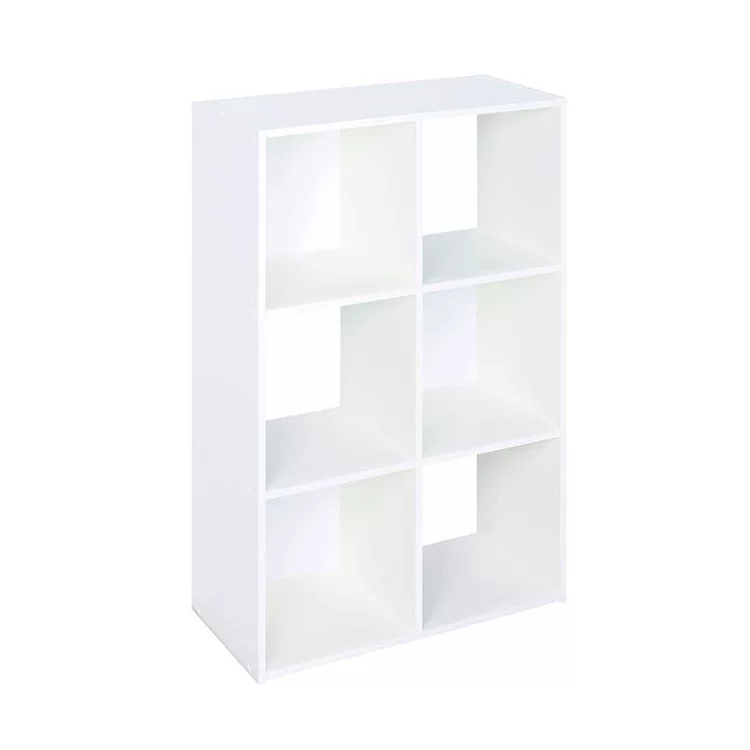 6 cube solid wood storage racks in stacking multi -functional cube