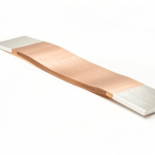 纯紫铜高低压真空铜编织带 矿用开关电器非标铜软连接 铜箔软连接