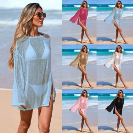 毛衣;沙滩防晒服;沙滩裙