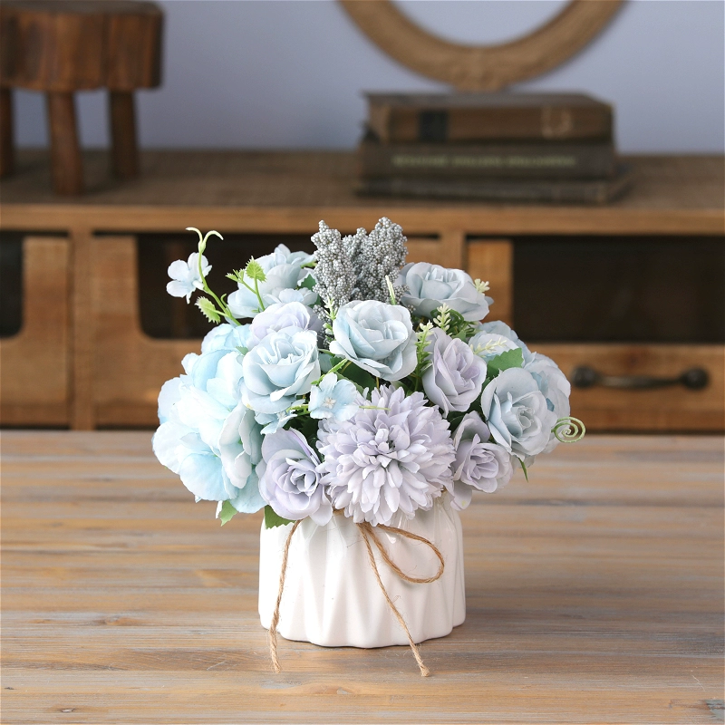 Nordic simulation flower decorative flower decorative flower room fake flowers fake flower plastic flower dining table flower bionic bionic flower bleaching flowers