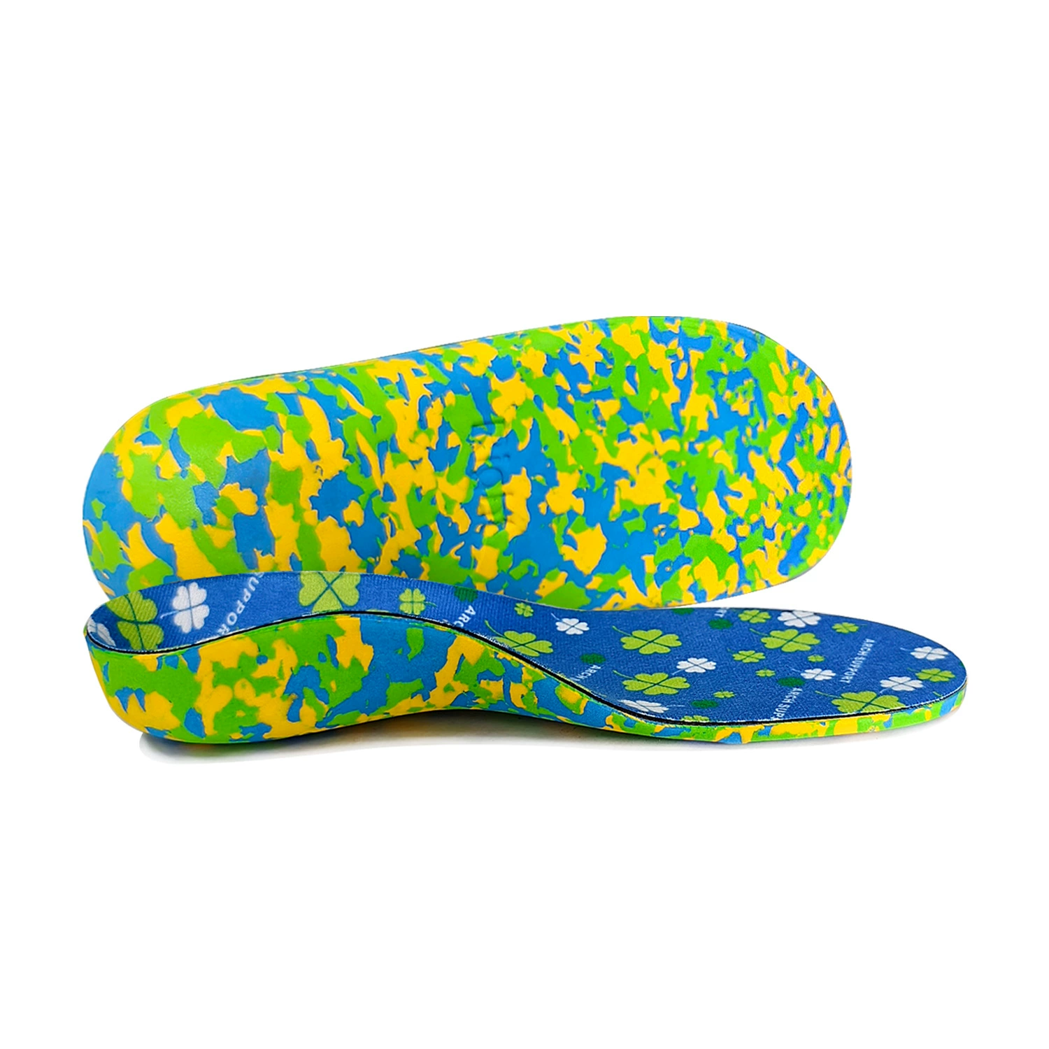 Новые детские стельки с аркой, спортивные стельки, амортизирующая подошва, высокоэластичная дышащая поддержка, стелька для коррекции плоскостопия