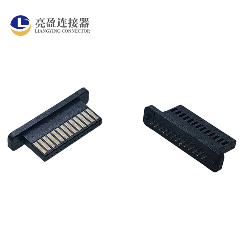 游戏手柄端子座 13P 180度全塑式插板 有柱DIP SWITXH手柄插头|undefined
