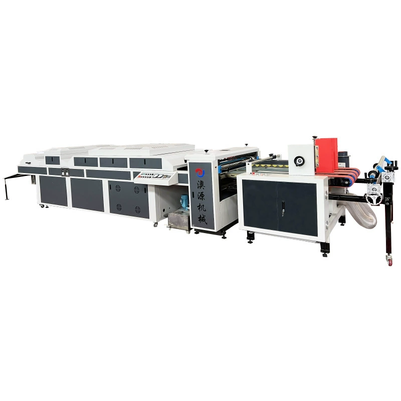 Aoyuan производит новую каландровую машину с инфракрасным и ультрафиолетовым излучением, твердотельную полностью автоматическую машину для нанесения покрытий типа 1200.