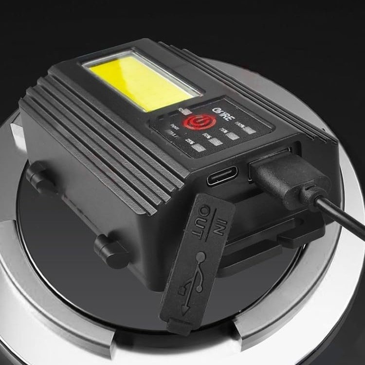 1724976925@qq.com Lampe frontale laser blanche rechargeable à LED, montée sur la tête, pour patrouille extérieure, avec zoom longue portée._voghion.com