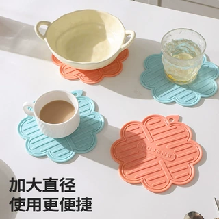 隔热垫餐垫遇热变色软胶锅垫杯垫厨房砂锅防烫餐桌垫家用耐高温垫