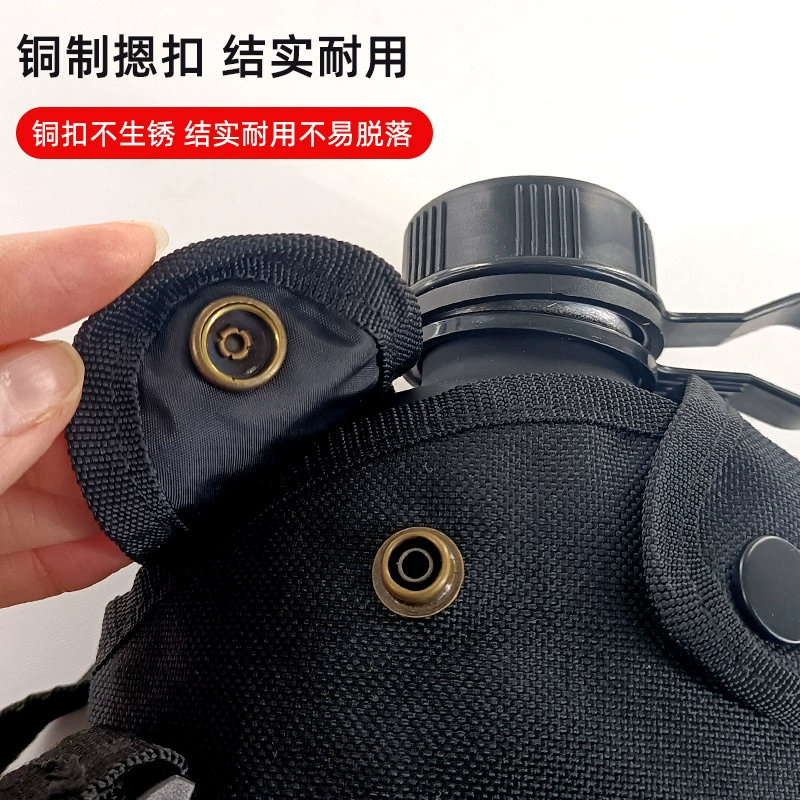 Handheld climbing teapot, black shoulder bag, nostalgia, increased thickness