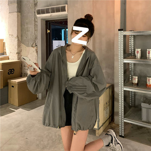 Fat mm Sun Protection Clothing for Women 2025 Summer New Thin Breathable Long-Sleeved Sun Protection Clothing Loose Jacket Plus Size Women's Clothing