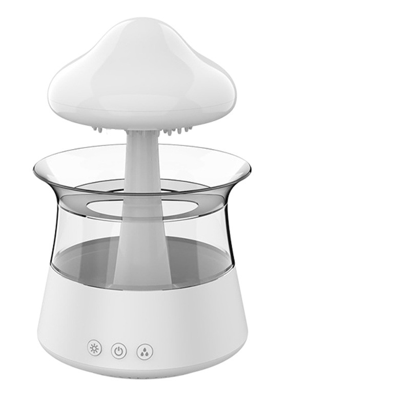 Comercio exterior transfronterizo humidificador seta lluvia nube gotas de lluvia ruido blanco aceite esencial máquina de aromaterapia humidificador