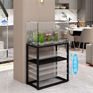 Thickened load-bearing two-layer fish tank rack combined fish tank base double-layer multi-layer paint iron fish tank rack
