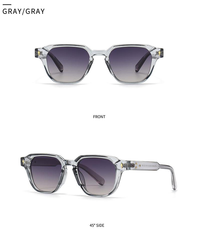 Commerce extérieur transfrontalier européen et américain à monture étroite LUNETTES DE SOLEIL à la mode, tir de rue, charme moderne, rétro LUNETTES DE SOLEIL 3406_voghion.com