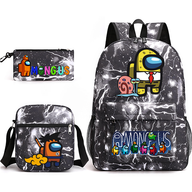Entre nosotros tres piezas mochila Juego periférico anime a lo largo de nosotros