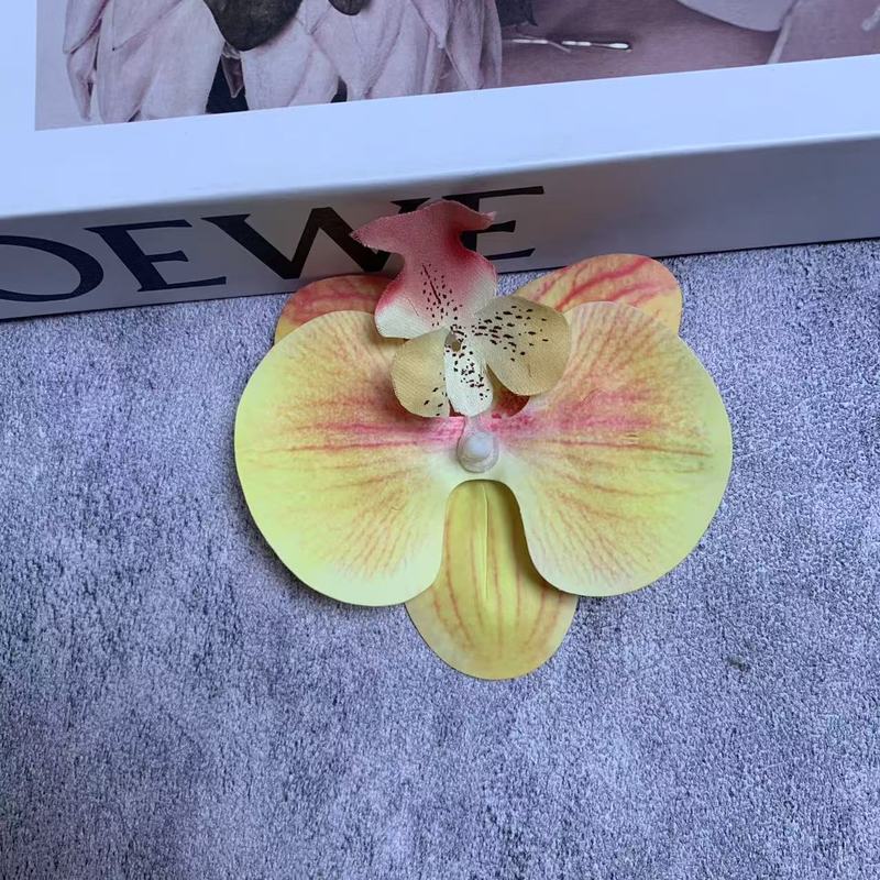 シミュレーション3dプリントフィルム蝶蘭花頭9センチDIYカードお土産喜糖箱装飾部品卸売り|undefined