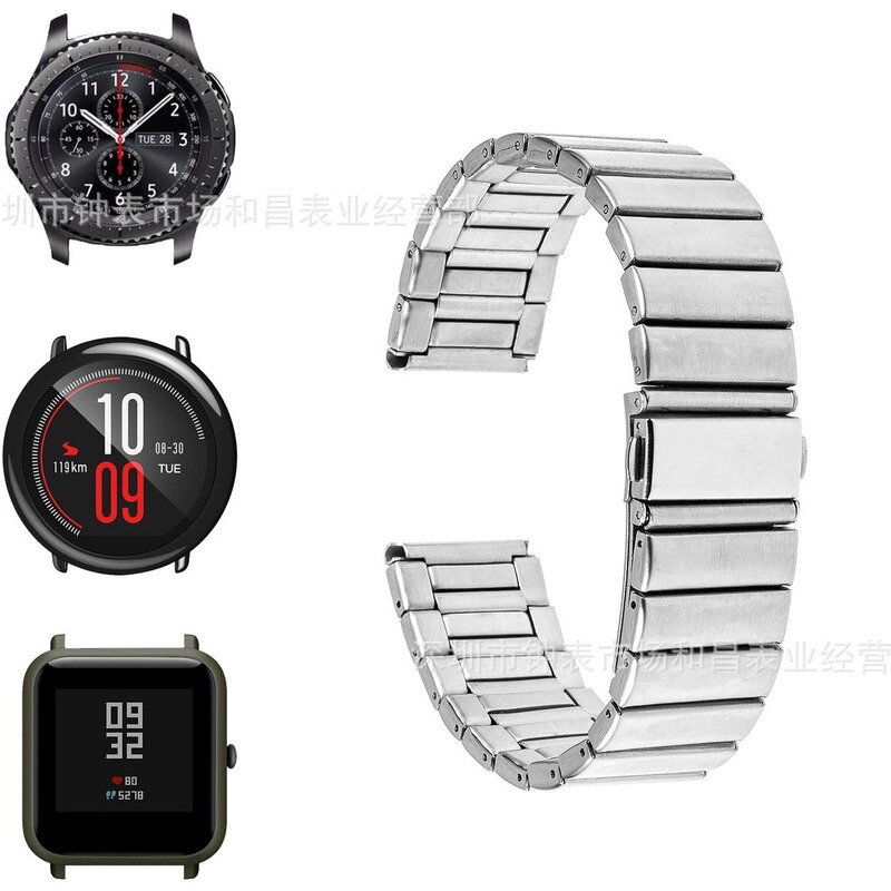 Suitable for Asus Zenwatch2 Stainless Steel Bamboo Strap Samsung Samsung S3 One Bead Chain Strap