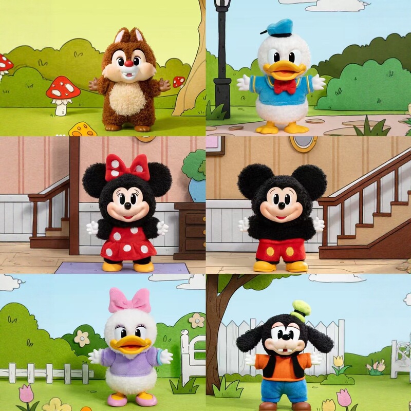 MICKEYMOUSE米奇家族萌在一起系列潮玩盲盒玩具拉布布毛绒手办|undefined
