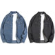 LKTM Men's# Japanese Vintage Denim Shirt Jacket Men's Light Mature Casual All-match Loose Washed Long Sleeve Shirt