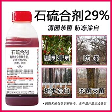 石硫合剂杀螨杀菌剂农药红蜘蛛介壳虫白粉病果树腐烂病园林清园