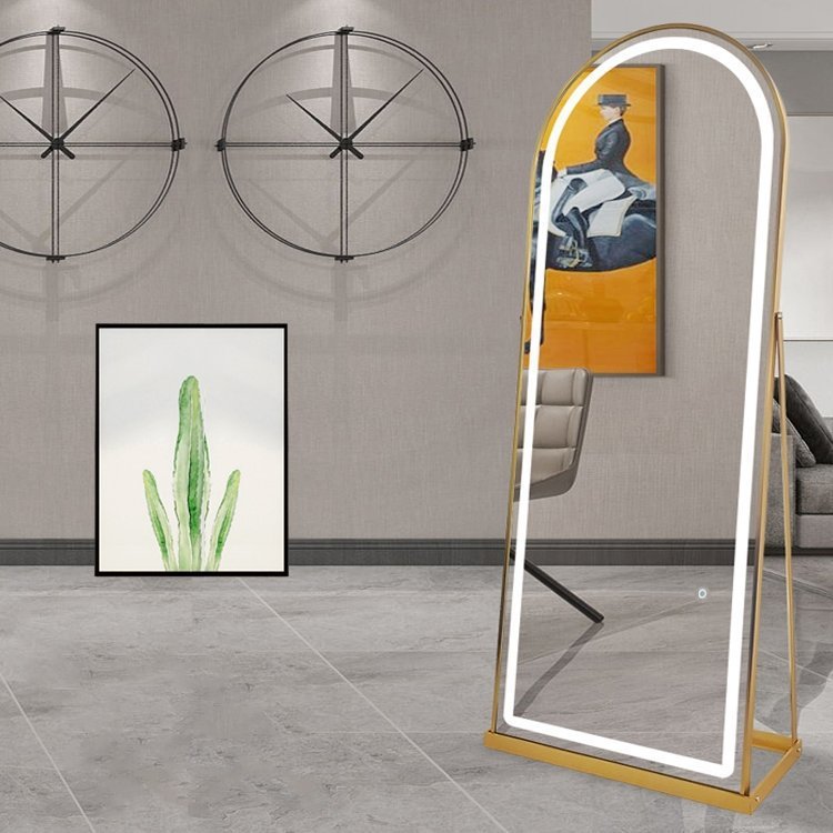 Espejo de barbería, espejo especial para salón de ropa, espejo de blanqueamiento con lámpara móvil, espejo de vestir, espejo de cuerpo entero image 27