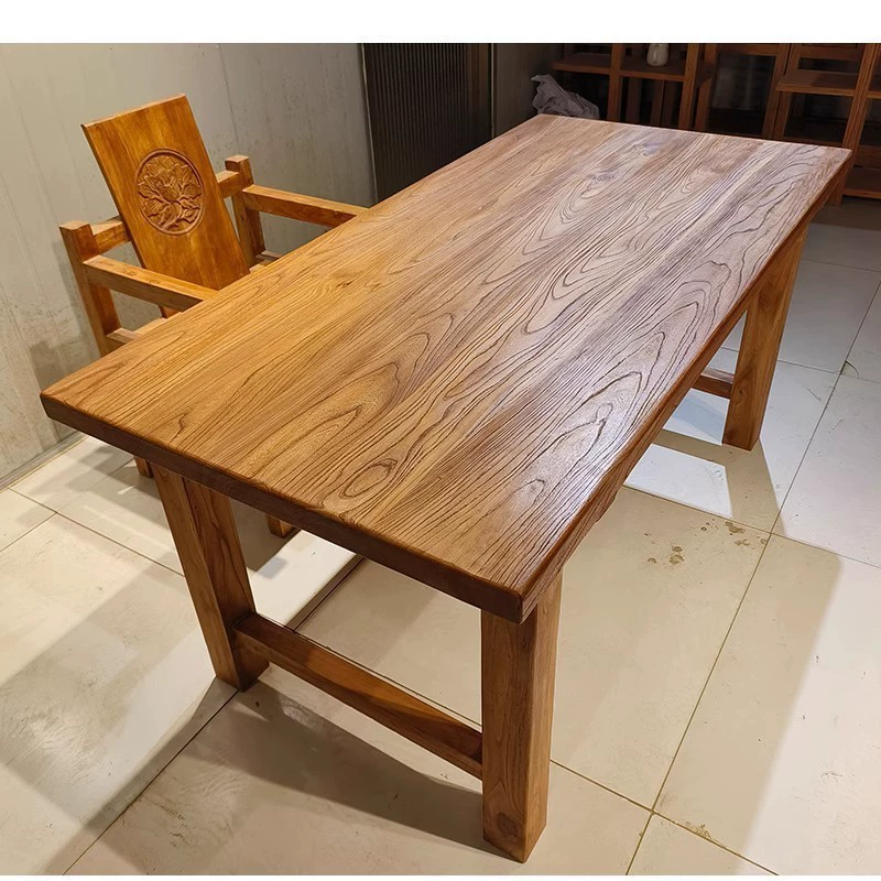 Северный старый стол из вяза чайный стол Новый китайский стол из вяза ретро стол